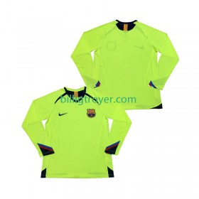 Billige Fotballdrakter FC Barcelona 2006 Retro Bortedraktsett 2005 Langermet